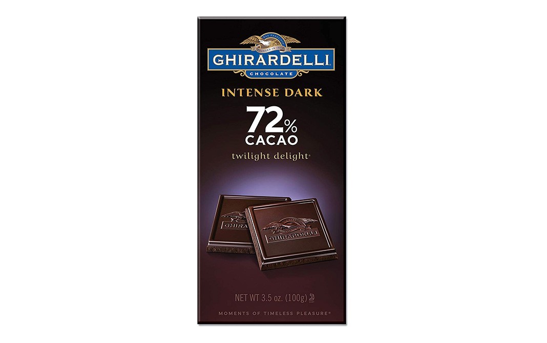 Ghirardelli Intense Dark 72% Cacao Twilight Delight Chocolate   Box  100 grams